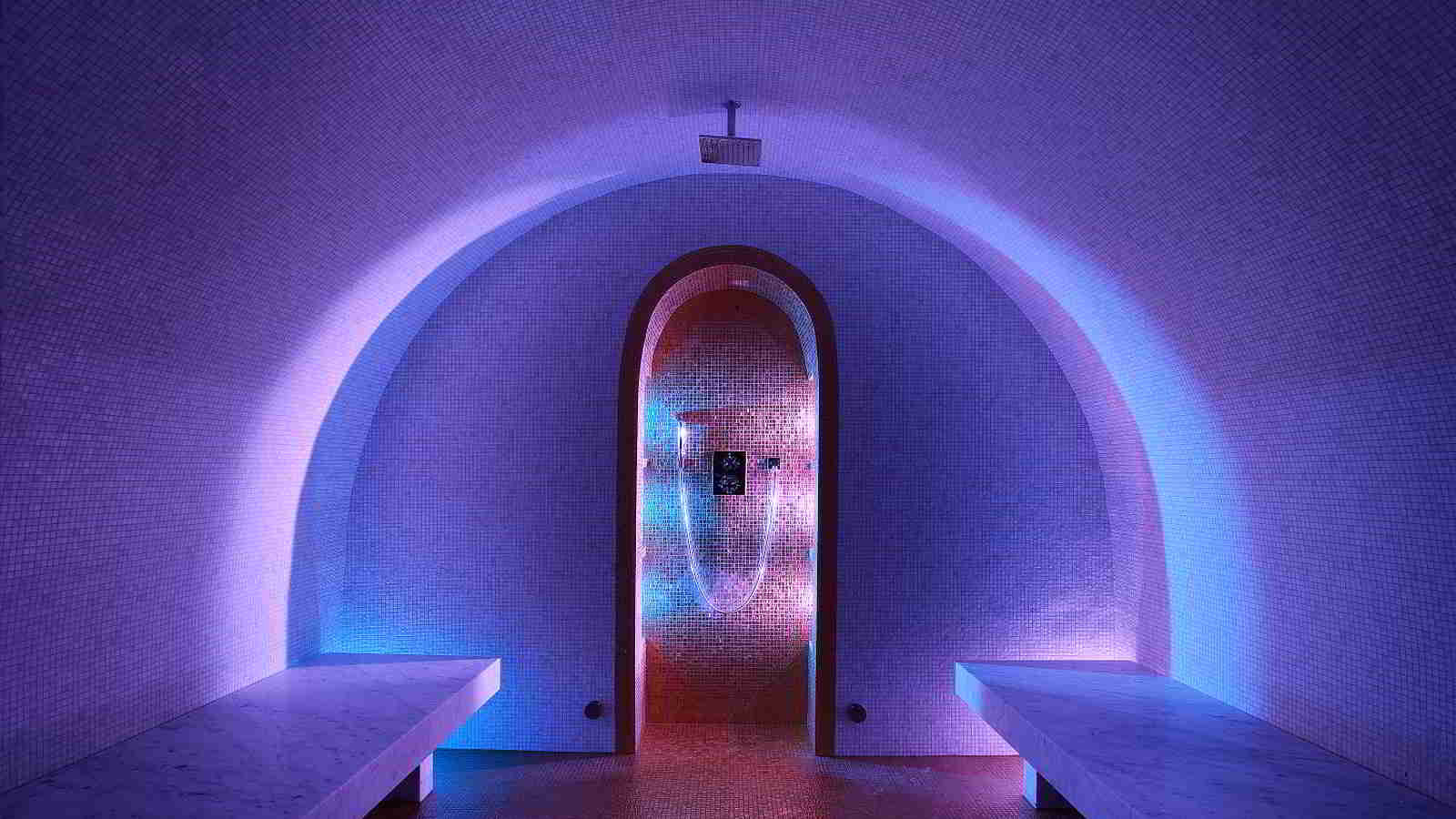 Amazing Hammam at Luxury Chalet Marco Polo Val d'Isère, Sleep 10 adults and 2 children luxury chalet rental Val d'Isère with In-Luxe Chalets France