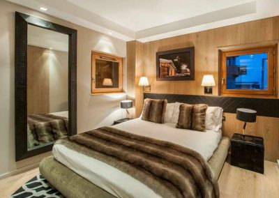 Chalet Rental Courchevel 1650 with In-Luxe Chalets France Chalet Overview in Courchevel 1650 Another Double Bedroom
