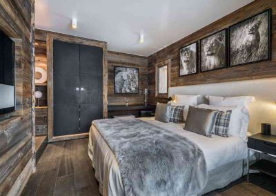 Double Bedroom Luxury Chalet des Sens for 10 adults and 4 children | Luxury Chalet Rental Megeve with In-Luxe Chalets France