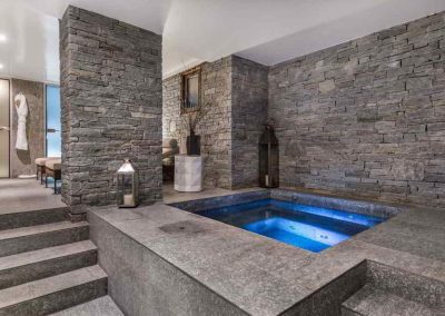 Nuxe Spa Jacuzzi Luxury Chalet des Sens for 10 adults and 4 children | Luxury Chalet Rental Megeve with In-Luxe Chalets France