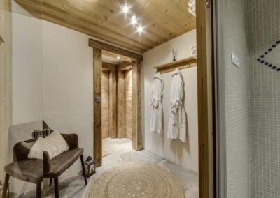 Steam Room image at Luxury self-catered Chalet in Val d'Isere for rental with In Luxe Chalets France